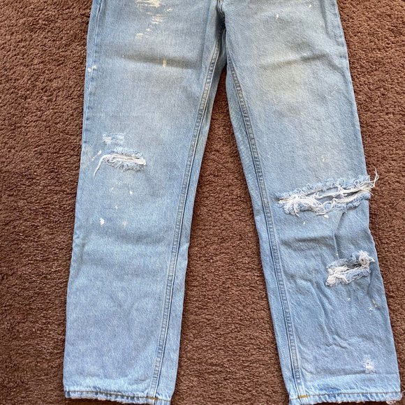Zara midrise crop length jeans - Picture 3 of 8